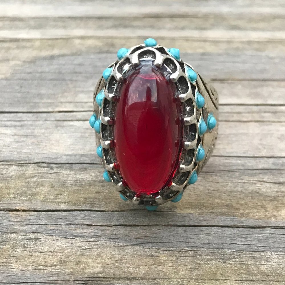 Valentines Day Gift For Him Men Ring Fashion Jewel - Picture 3 of 10